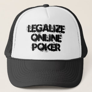 Boné Legalize o chapéu em linha do póquer