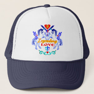 Boné ❤️ ✦° ・ 🦄 Legendário Chapeleiro Chic Love-Unicorn