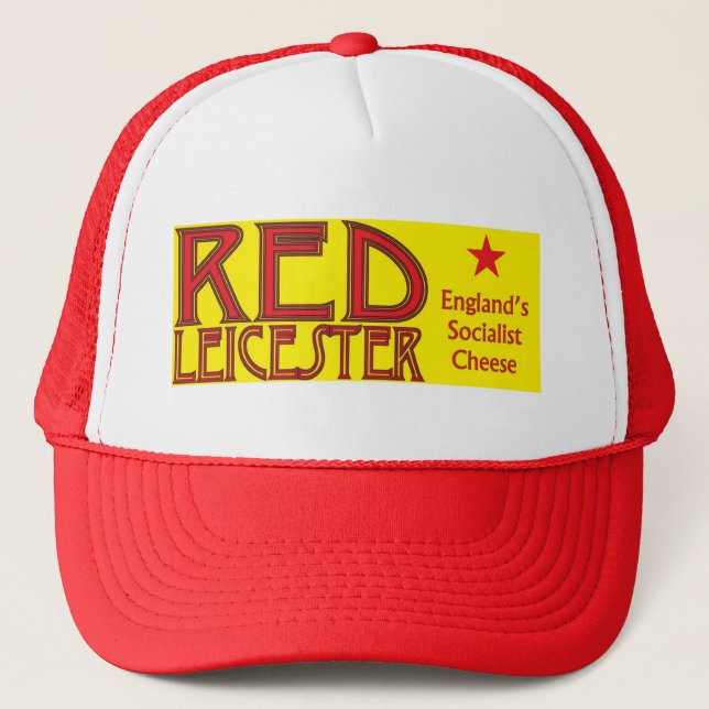 Boné Leicester vermelho (Frente)