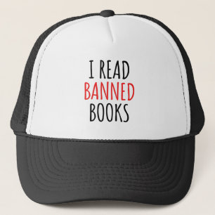 Boné Leio Livros Banidos Engraçado Citação