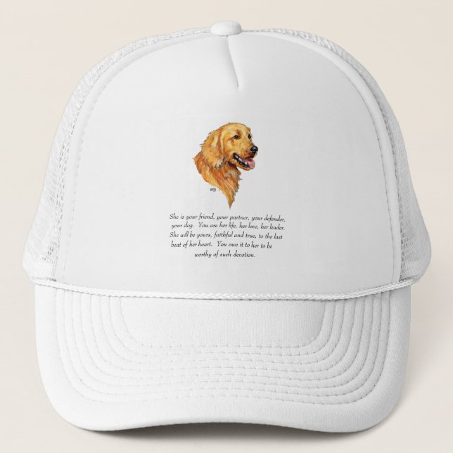 Boné Lembrança do Golden Retriever (Frente)
