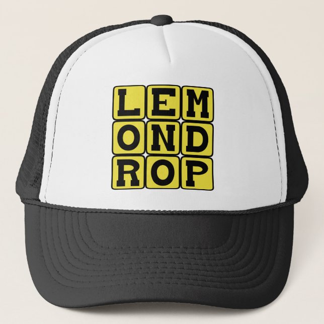 Boné Lemon Drop, Zesty Cocktail (Frente)