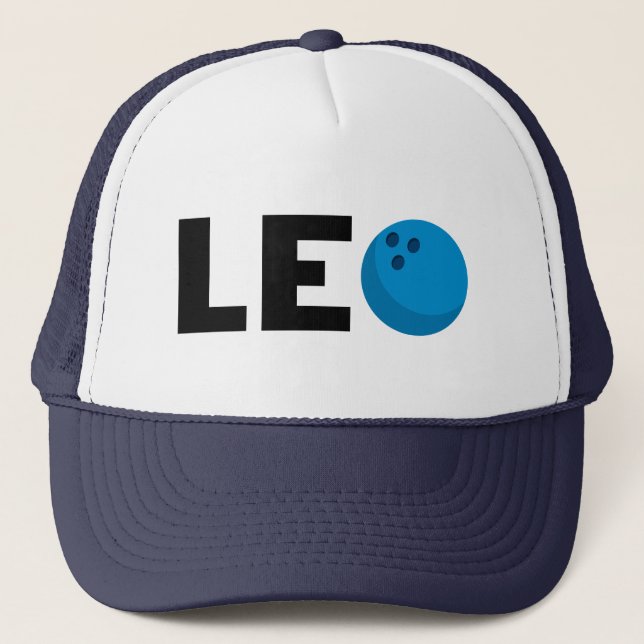Boné Leo bowling trucker hat (Frente)