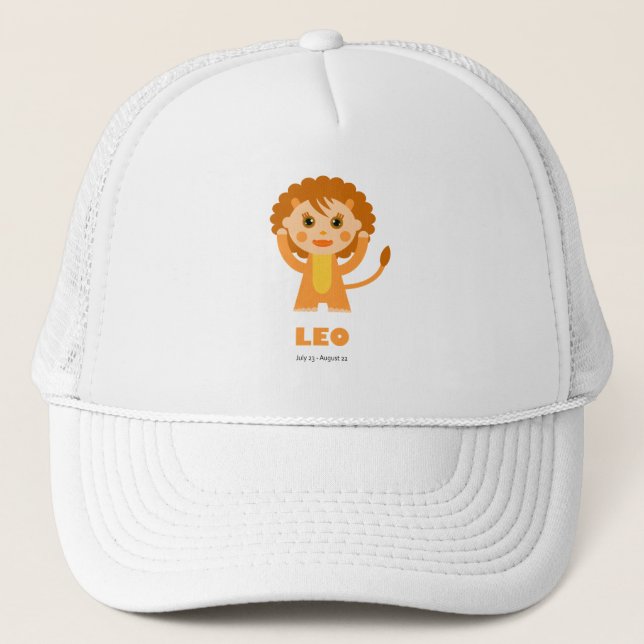 Boné Leo Zodiac para Crianças (Frente)