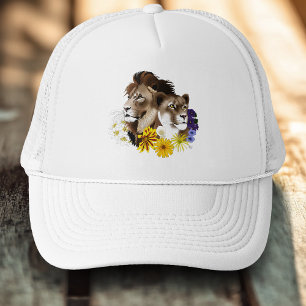 Boné Leoa Floral Verde 