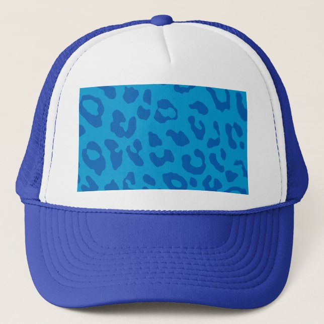 Boné Leopard Print Pale Blues (Frente)