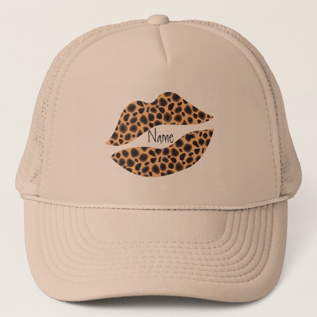 Boné Leopard Spots Lipstick Kiss Thunder_Cove (Frente)