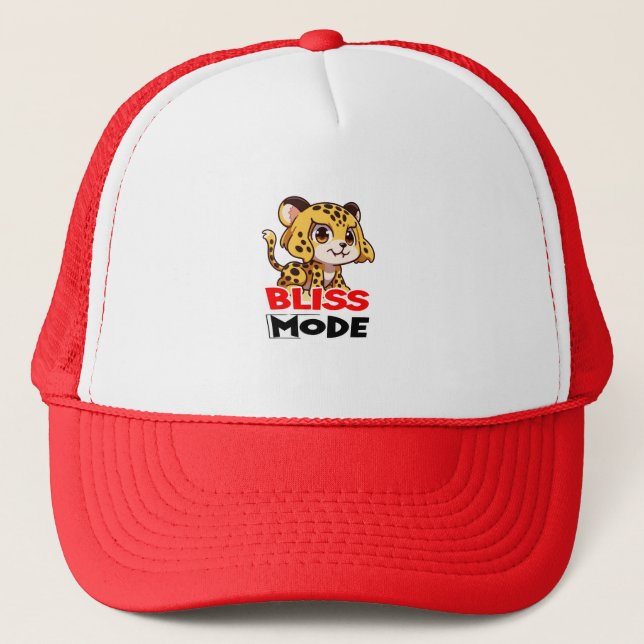 Boné Leopardo do Modo Bliss (Frente)