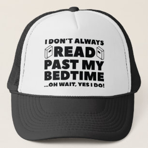 Boné Ler no meu tempo de dormir