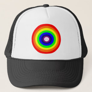 Boné Lesbians Round Rainbow Hat