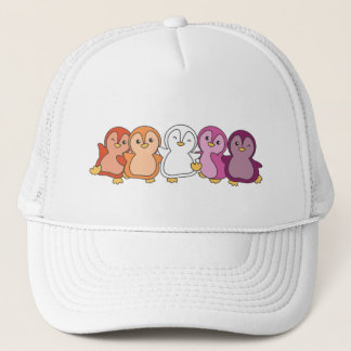 Boné Lésbica Sinalizador Orgulho Lgbtq Cute Penguin Tru