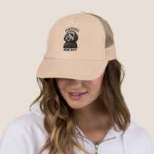 Less People More Dogs Hat – Goldendoodle Graphic