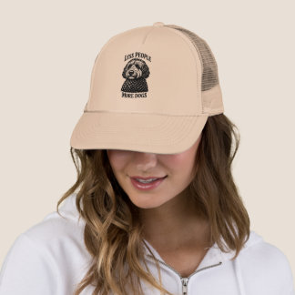 Boné Less People More Dogs Hat – Goldendoodle Graphic