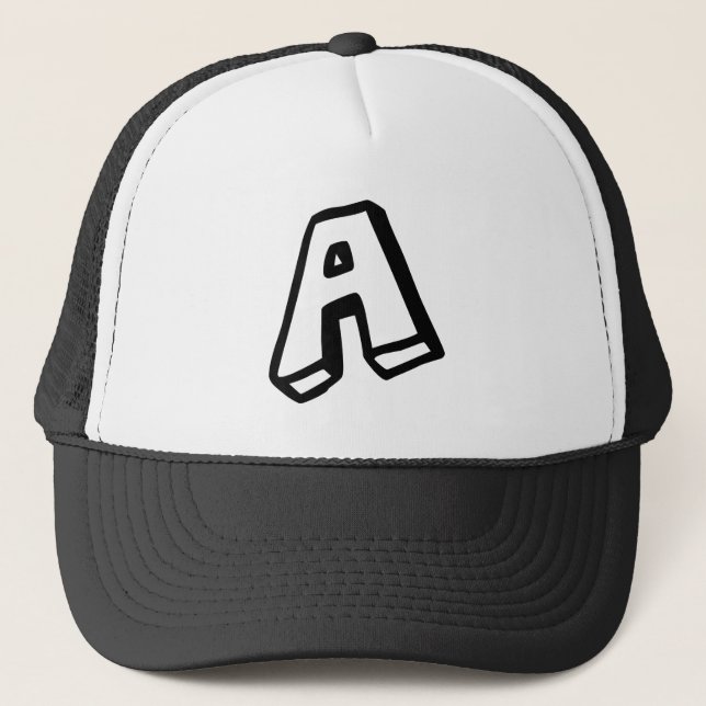 Boné Letra "A" (Frente)