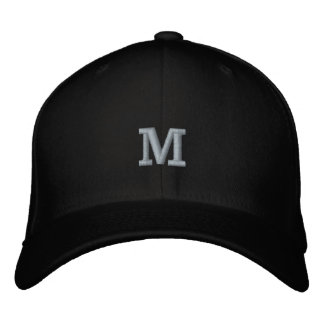 Boné Letra Inicial M Monograma Flexfit Wool