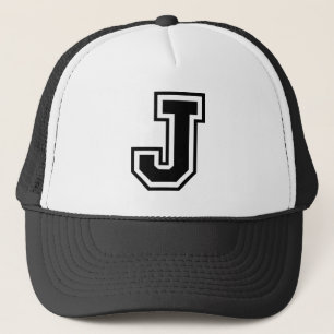 Boné Letra "J" Trucker Hat