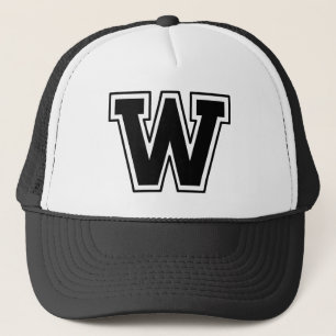 Boné Letra negra "W"