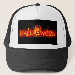 Boné Letras ardentes maciças do SlipperyJoe no Hallowee
