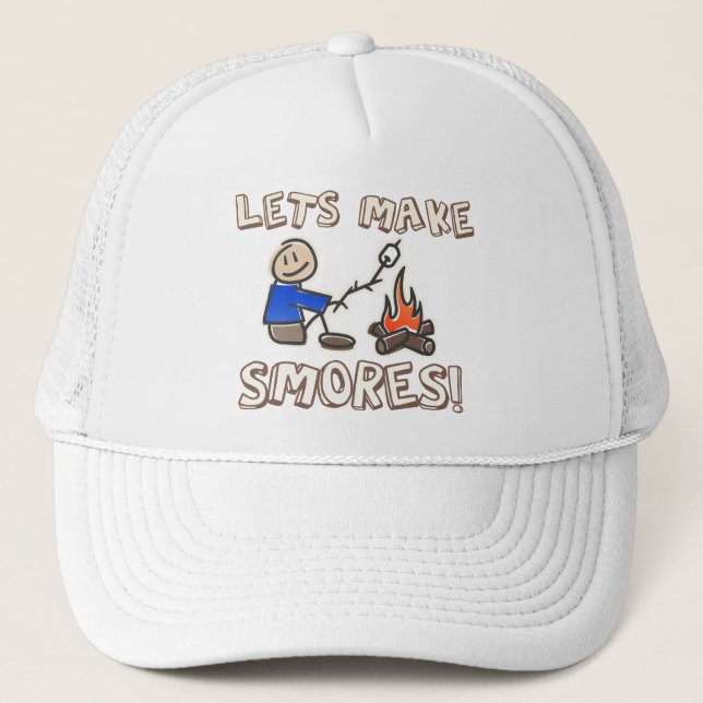 Boné Lets faz S'mores! (Frente)
