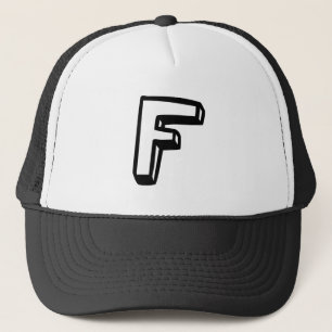 Boné Letter F
