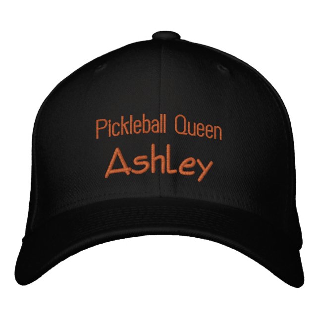Boné Lettering Pickleball Queen Ashley (Frente)