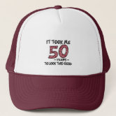 Boné 50 Anos So Happy I'm 50 - Presente Engraçado Aniversário Masculino E Feminino