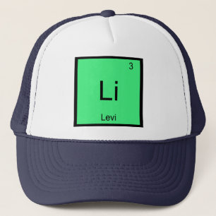 Boné Levi Nome Química Elemento Tabela Periódica