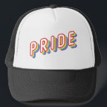 Boné LGBT - LGBT - LGBT - Orgulho do Caminhoneiro<br><div class="desc">Junho pode ser Mês do Orgulho, mas não há razão para não celebrar o orgulho e os direitos de todos os dias do ano com estes chapéus retrorreflectores e ajudar a espalhar a maravilhosa mensagem da igualdade. Adicione seu texto personalizado a este design usando as caixas "Editar este modelo design"...</div>