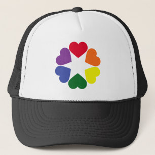 Boné LGBT pride hearts