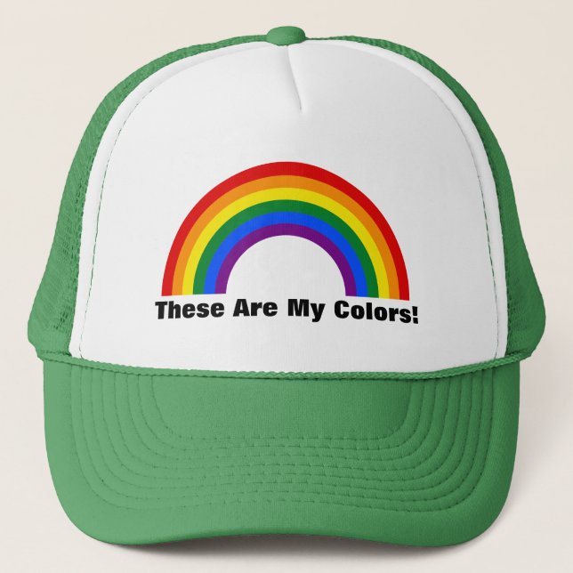 Boné LGBT rainbow pride Hat (Frente)