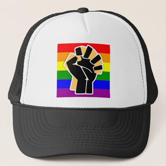 Boné LGBTQ Black Ally (Frente)
