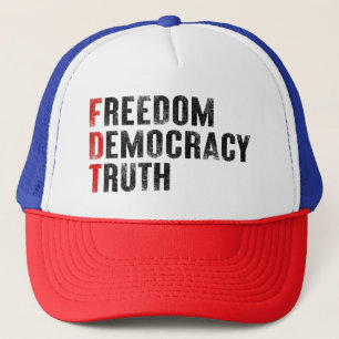 Boné Liberdade Democracia Verdade