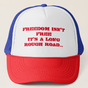 Boné Liberdade não é grátis É um Caminhoneiro Longo