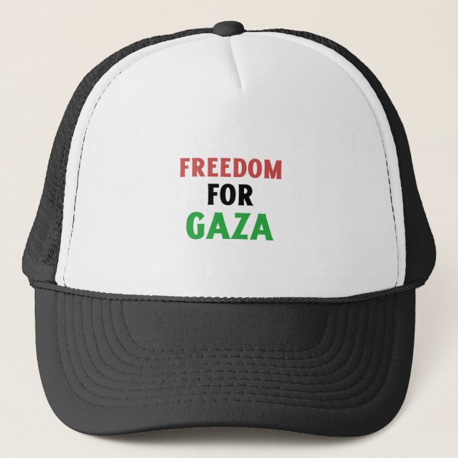 Boné Liberdade para Gaza Genocídio (Frente)