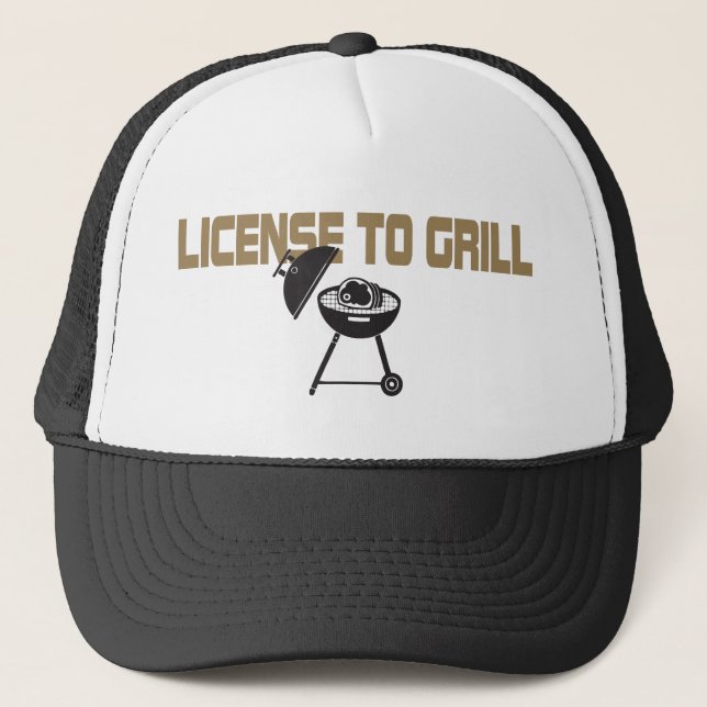Boné Licença para Grill (Frente)
