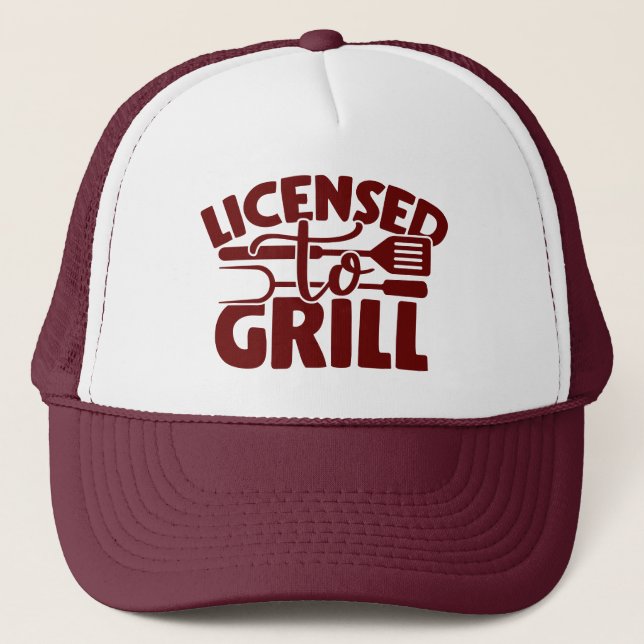 Boné Licensed To Grill (Frente)