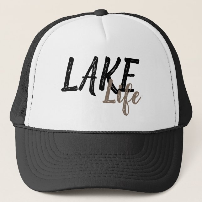 Boné LIFE LAGO náutico | Trucker Hat (Frente)