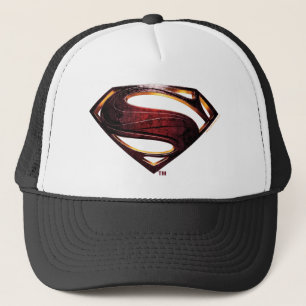 Boné Liga da Justiça Símbolo metálico-superman