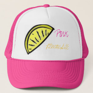 Boné Limonada cor-de-rosa