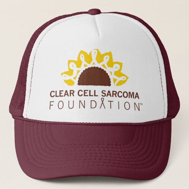 Boné Limpar o chapéu de caminhoneiro da Cell Sarcoma Fo (Frente)