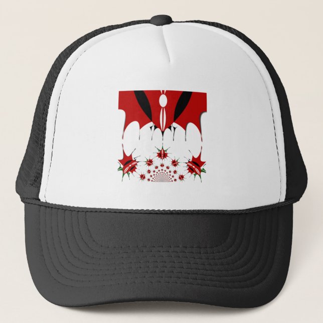 Boné Linda Tapeçaria no Quênia: Borboleta da Bandeira d (Frente)