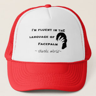 Boné Língua do Facepalm