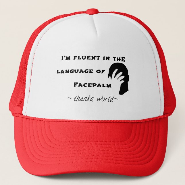 Boné Língua do Facepalm (Frente)