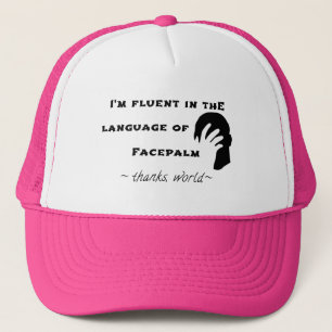 Boné Língua do Facepalm