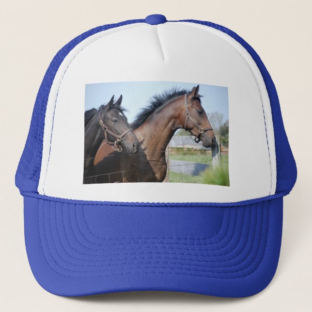 Boné Linha de Acabamento de Corrida de Cavalo (Frente)