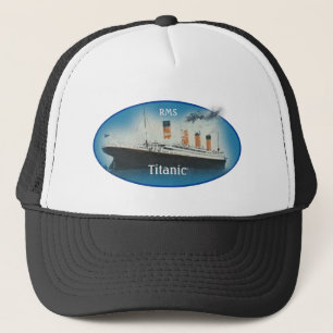 Boné Linha de Estrela Branca Oval Azul Titanal RMS Entr