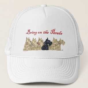 Boné Linha de Scotties Trigo e Preto