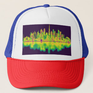 Boné Linha Skyline dos Emirados Árabes Unidos do Dubai