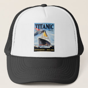 Boné Linha White Star Titanic - Maior Liner do Mundo