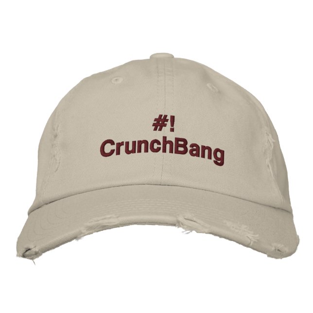 Boné Linux - #!CrunchBang (Frente)